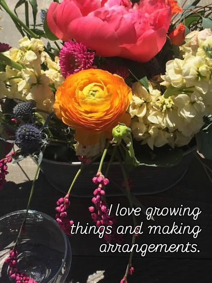 Fresh floral arrangement